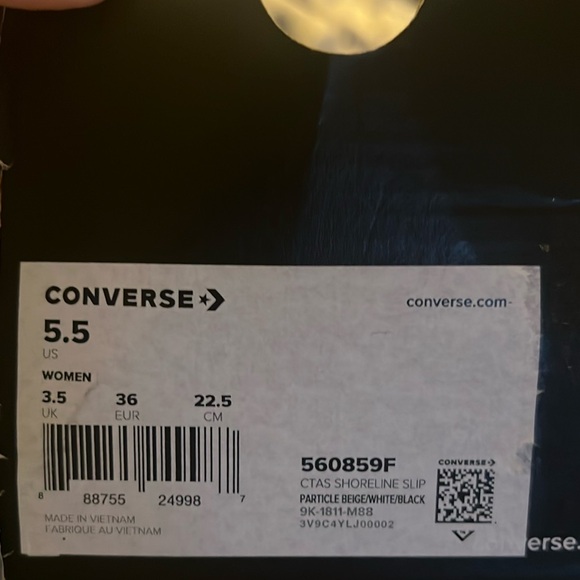 NEW Converse Chuck Taylor Shoreline Slip-Ons - Picture 2 of 3